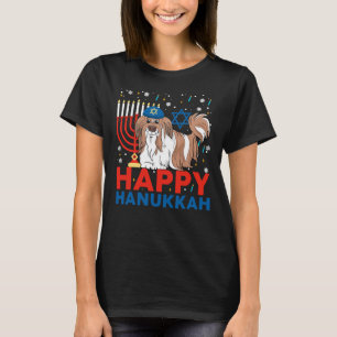 Happy Hanukkah Shih Tzu Jewish Shih T-Shirt