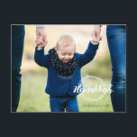 Happy Hanukkah Snow Bubbles Wreath Photo Postcards<br><div class="desc">Stylish and cute Happy Hanukkah Snow Bubbles Wreath Holiday Photo Postcards are perfect for all your friends and family this holiday season.  Customise the text with your family name and the year and swap out the picture for a photo of your kids,  pet,  or the whole family.</div>