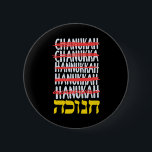 Happy Hanukkah Spelling Chanukah Hebrew Jewish 6 Cm Round Badge<br><div class="desc">Happy Hanukkah Spelling Chanukah Hebrew Jewish</div>