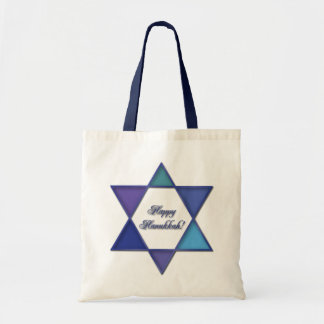 Happy Hanukkah Star of David Bag