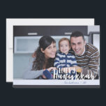 Happy Hanukkah Star of David Holiday Photo Card<br><div class="desc">Stylish and cute Happy Hanukkah Star of David Holiday Photo Card is perfect for all your friends and family this holiday season.  Customize the text with your family name and the year and swap out the picture for a photo of your kids,  pet,  or the whole family.</div>