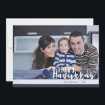 Happy Hanukkah Star of David Holiday Photo Card<br><div class="desc">Stylish and cute Happy Hanukkah Star of David Holiday Photo Card is perfect for all your friends and family this holiday season.  Customise the text with your family name and the year and swap out the picture for a photo of your kids,  pet,  or the whole family.</div>