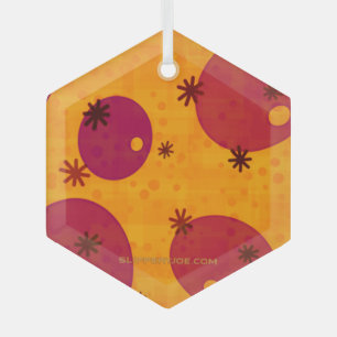 Happy Hanukkah Star of David menorah Dreidel Slipp Glass Tree Decoration