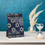 Happy Hanukkah Star of David menorah Dreidel Slipp Plaque<br><div class="desc">Happy Hanukkah Star of David menorah Dreidel SlipperyJoe's artistic Celebration Candles Jewish Hebrew Chanukah gifts decorations Judaism religion</div>