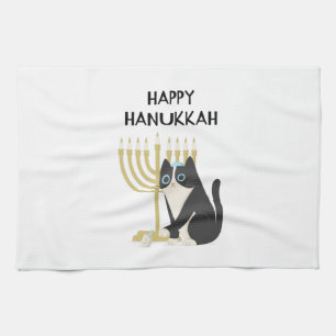 HAPPY HANUKKAH TEA TOWEL