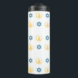 Happy Hanukkah Thermal Tumbler<br><div class="desc">Happy Hanukkah</div>
