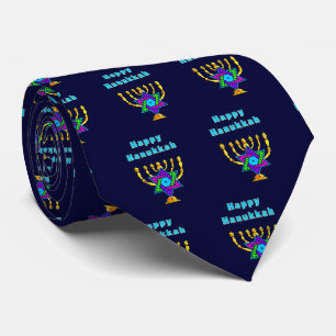 Happy Hanukkah Tie