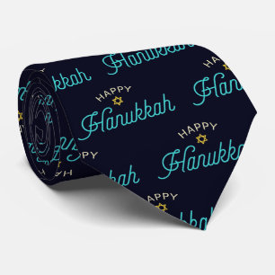 Happy Hanukkah Tie