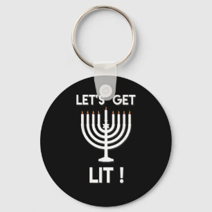 Happy Hanukkah Tis The Season Get Key Ring