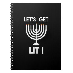 Happy Hanukkah Tis The Season Get Notebook