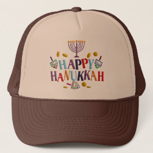 Happy Hanukkah Trucker Hat
