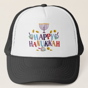 Happy Hanukkah Trucker Hat