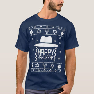 Happy Hanukkah Ugly  for Men Women and Youth  T-Shirt