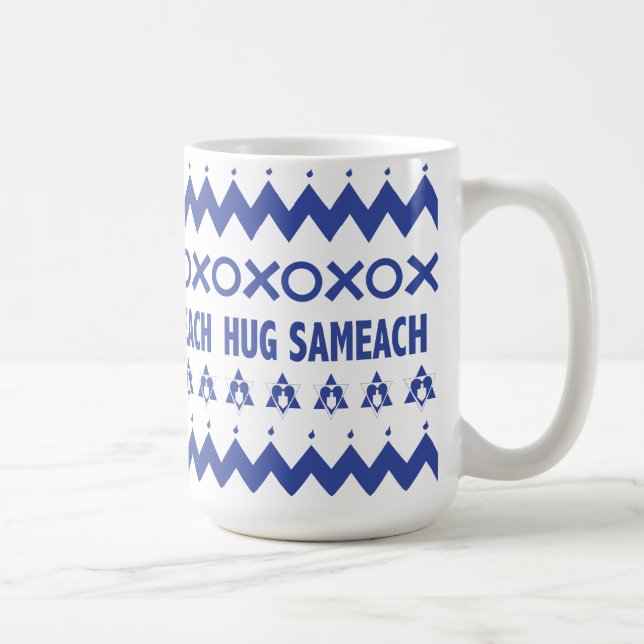 Happy Hanukkah "Ugly Sweater" Mug (Right)