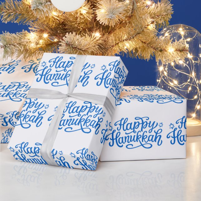 Happy Hanukkah  Wrapping Paper (Holidays)