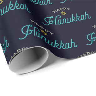 Happy Hanukkah Wrapping Paper