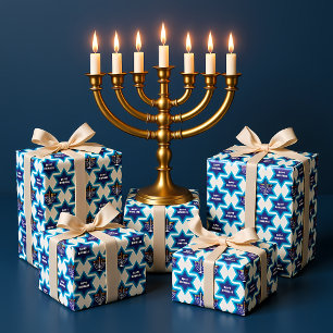Happy Hanukkah  Wrapping Paper