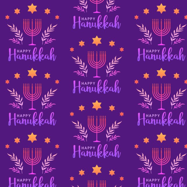 Happy Hanukkah Wrapping Paper (Creator Uploaded)