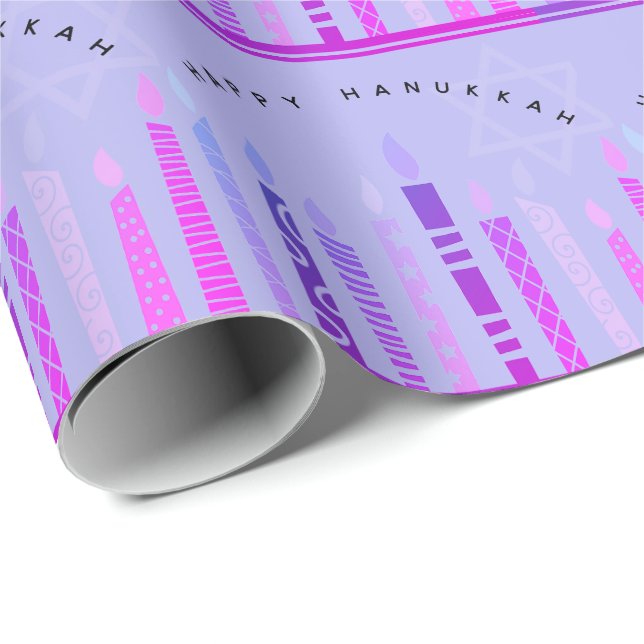 Happy Hanukkah Wrapping Paper (Roll Corner)