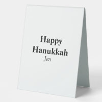 Happy Hanukkah your name text image editable