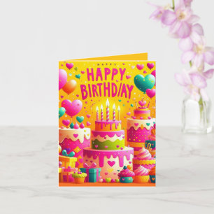 Happy Happy Birthday Card