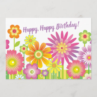 Happy, Happy Birthday Card