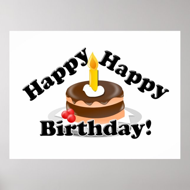 Happy, Happy Birthday! Poster (Front)