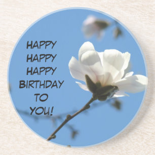 Happy Happy Happy Birthday to You! Blue Sky Coaster