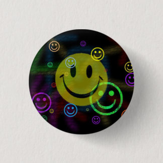HAPPY HAPPY JOY JOY 3 CM ROUND BADGE