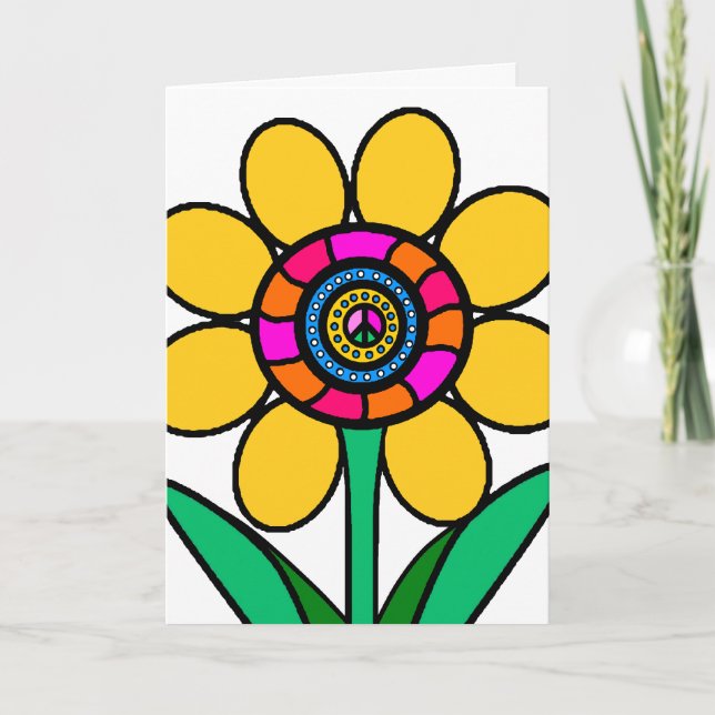 HAPPY, HAPPY, PEACEFUL BIRTHDAY! CARD (Front)