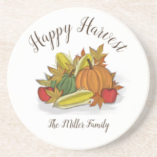 Happy Harvest Coaster