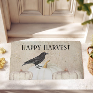 Happy Harvest Folk Art Doormat