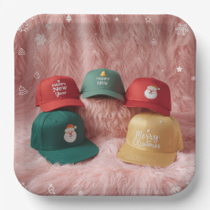 Happy Hats Paper Plate