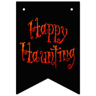 Happy Haunting Bunting