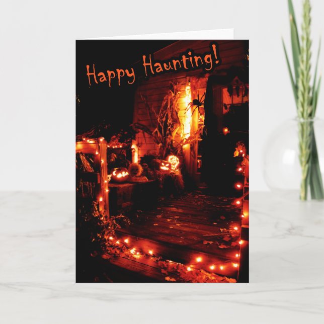 Happy Haunting Card (Front)
