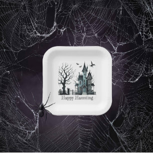 Happy Haunting  Paper Plate