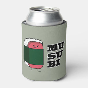Happy Hawaiian Musubi Sushi Nori seaweed Can Cooler