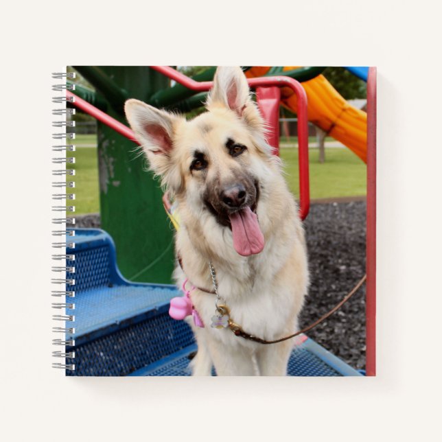 Happy Head Tilt Notebook (Front)