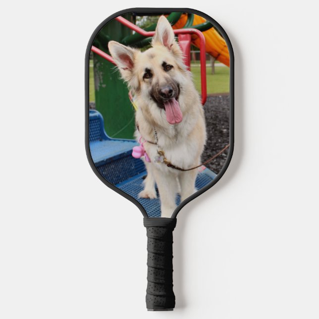 Happy head tilt pickleball paddle (Front)