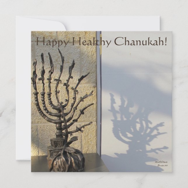 Happy Healthy Chanukah! Card (Front)