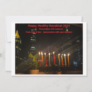 Happy, Healthy Hanukkah  Card