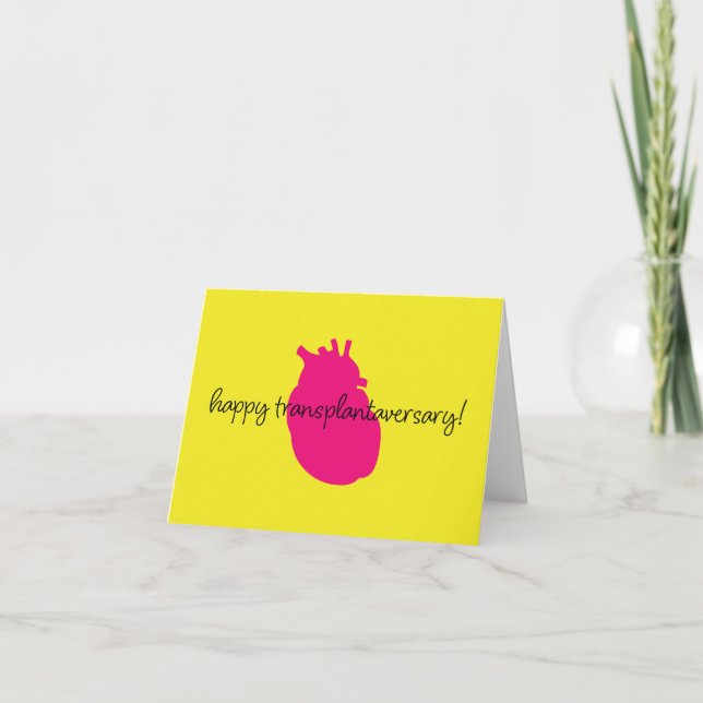 Happy Heart Transplantaversary Script Notecard (Front)