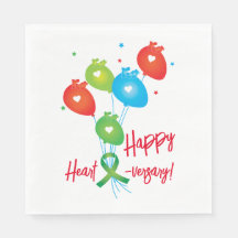 Happy Heart-versary Balloons
