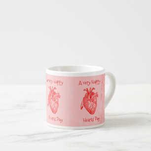 Happy Hearts Day Valentine Espresso Cup