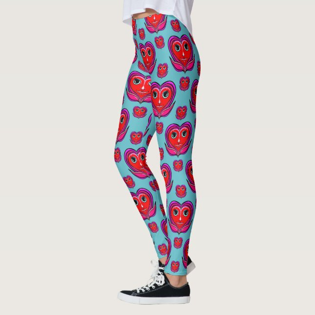 Happy Hearts Leggings (Left)
