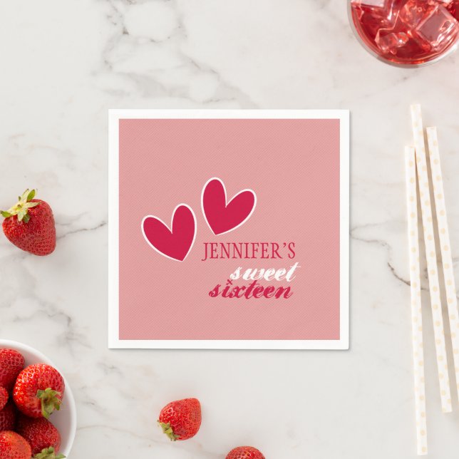 Happy Hearts Napkin (Insitu)