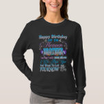 Happy Heavenly Birthday Up In Heaven My Brother, R T-Shirt<br><div class="desc">Happy Heavenly Birthday Up In Heaven My Brother,  Rip Brother</div>