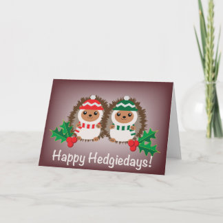Happy Hedgiedays Christmas Card