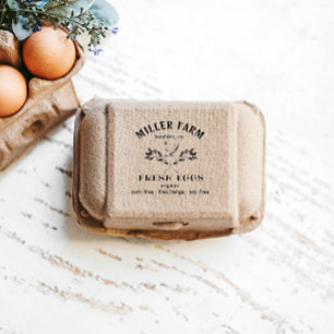 happy hens laurel branch egg carton stamp
