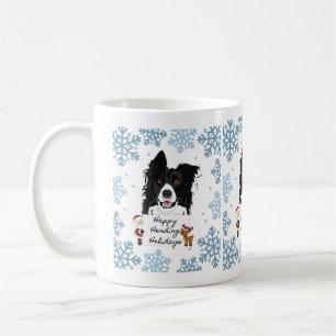 Happy Herding Dog Holidays Coffee Mug